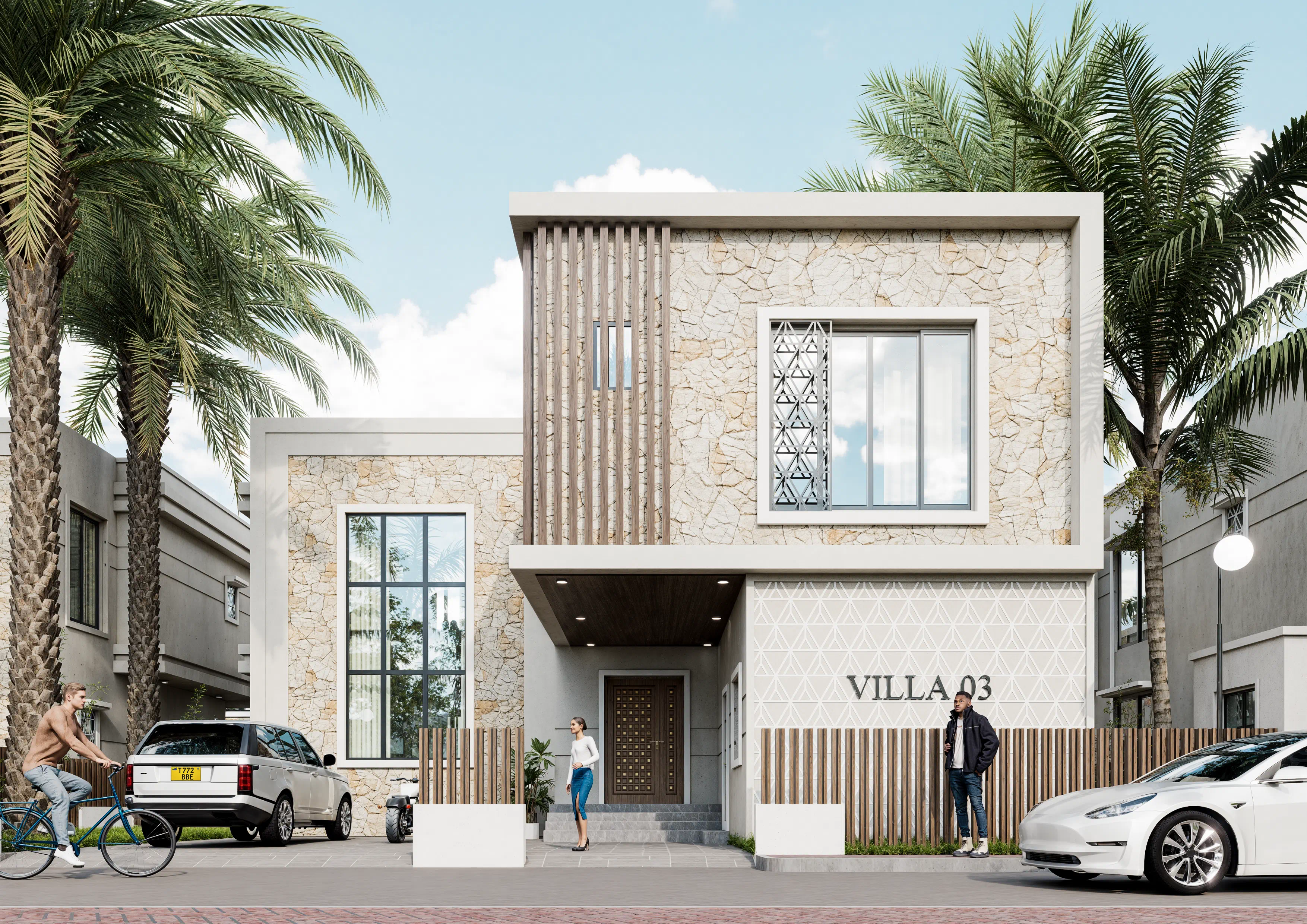 3BHK Villa Exterior